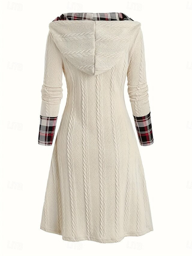 Christmas Women's Midi Dress A Line Dress Casual Daily