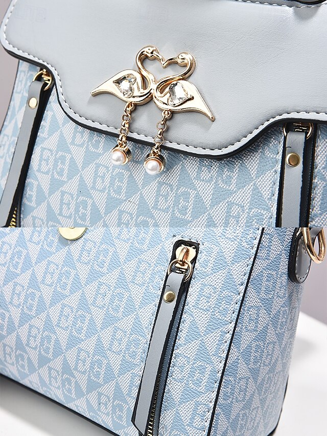 Elegant Women's Beige Crossbody Handbag – Luxury Monogram
