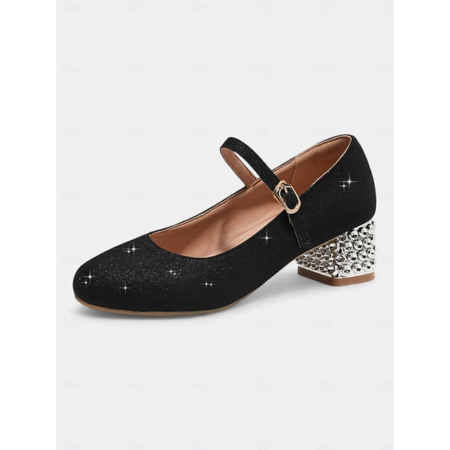 Dance Shoes Glitter Jane Girls' Women's and Mary with