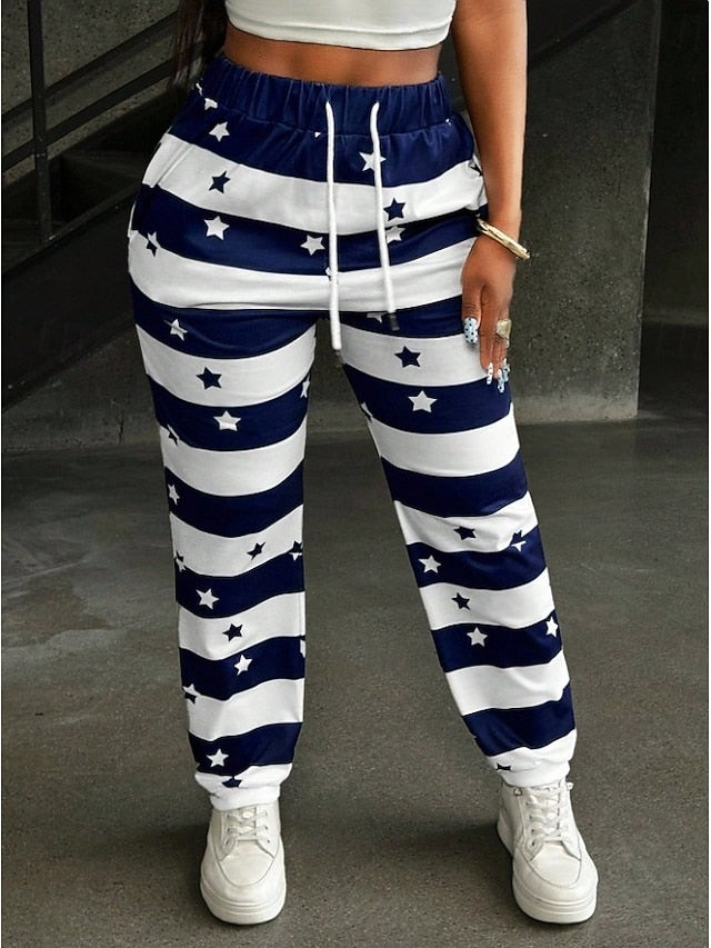 Women's Viking Skinny Joggers Vacation Vintage Fashion Full