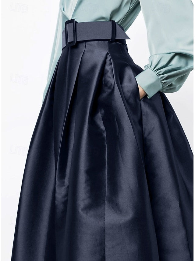 Evening Dress Floor A-Line High Gown Formal Split Wedding Guest