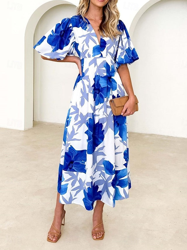 Women's Maxi Dress A Line Dress Casual Outdoor Going out