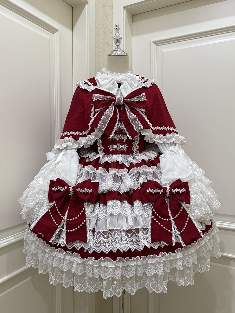 / Pink Red Cape Blue Black