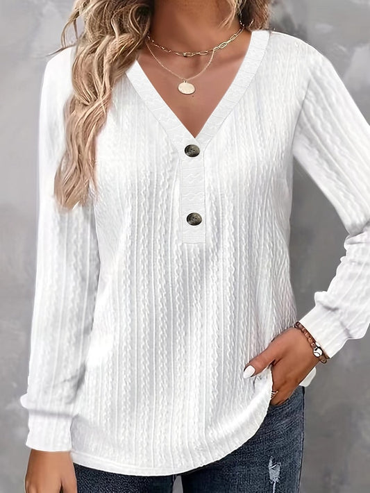 Women's Tunic Popover Shirt Casual Shirt Blouse Buttons