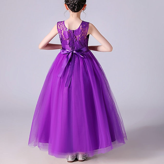 Evening Dress Flower Girls' Girl Gown Party