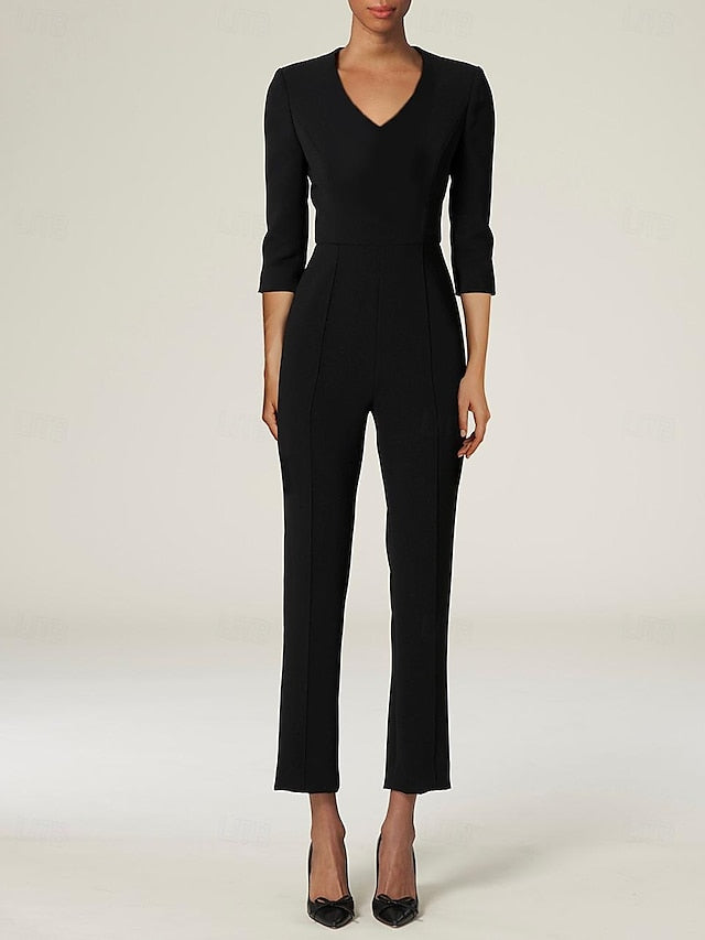 Elegant With Bride the Dress Overskirt of Simple Mother Jumpsuit