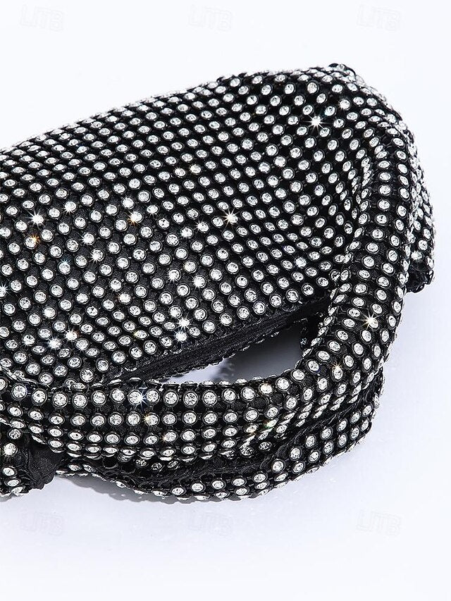 Handbag Sparkling – Women's Evening Silver Rhinestone