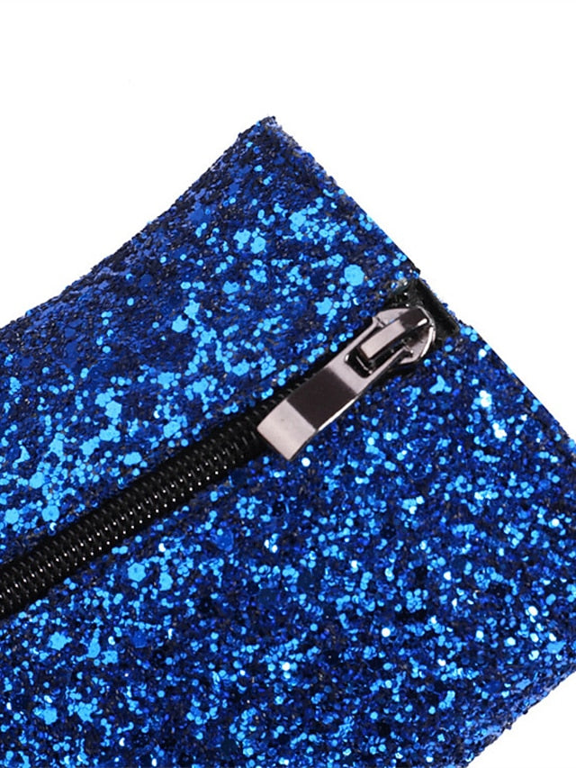 Red – Women's Heel High Glitter Sparkly Boots Ankle