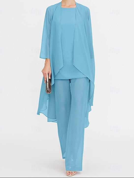 3 Mother Wedding Piece the of Bride Beach Pantsuit