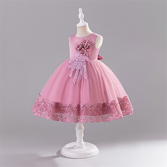 Girl Kid's Princess Dress Girls' Flower