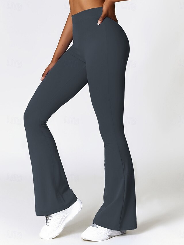 Women's Bell Bottom Chinos Vacation Streetwear Casual Full