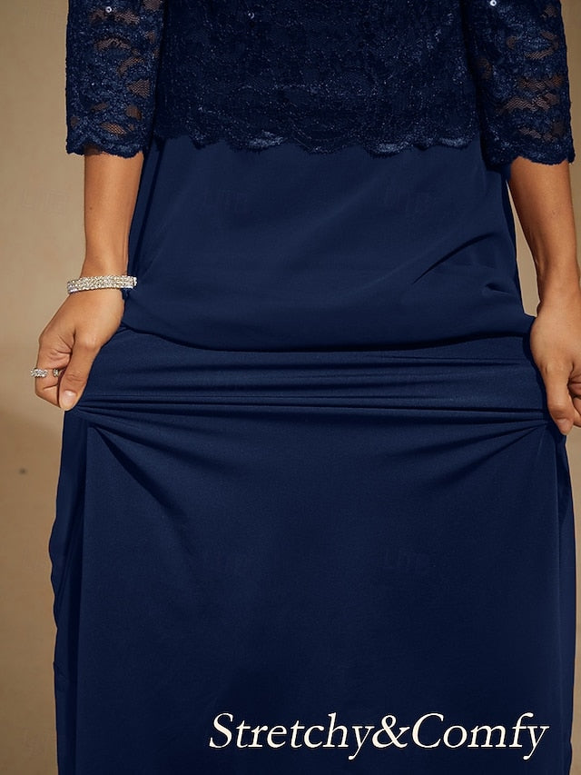 Women's Midi Dress Chiffon Dress A Line Dress Elegant