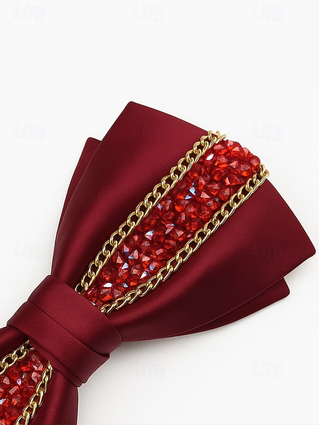 – Tie Red Bow Men's Christmas