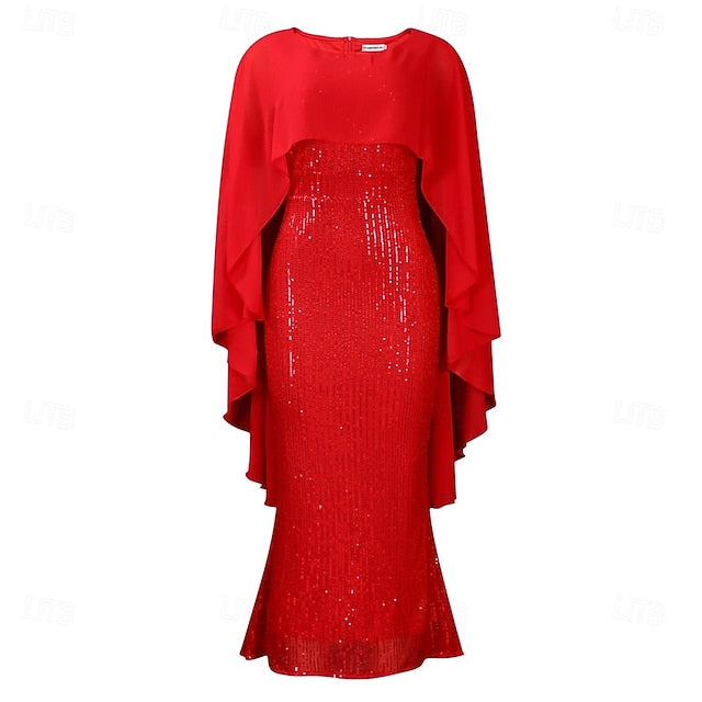 Crew of Length Dress Bride the Neck Floor Elegant Mother