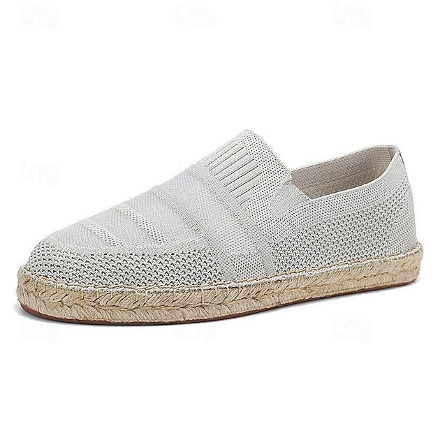 with Woven – Design Espadrilles Beige Men's Vacation