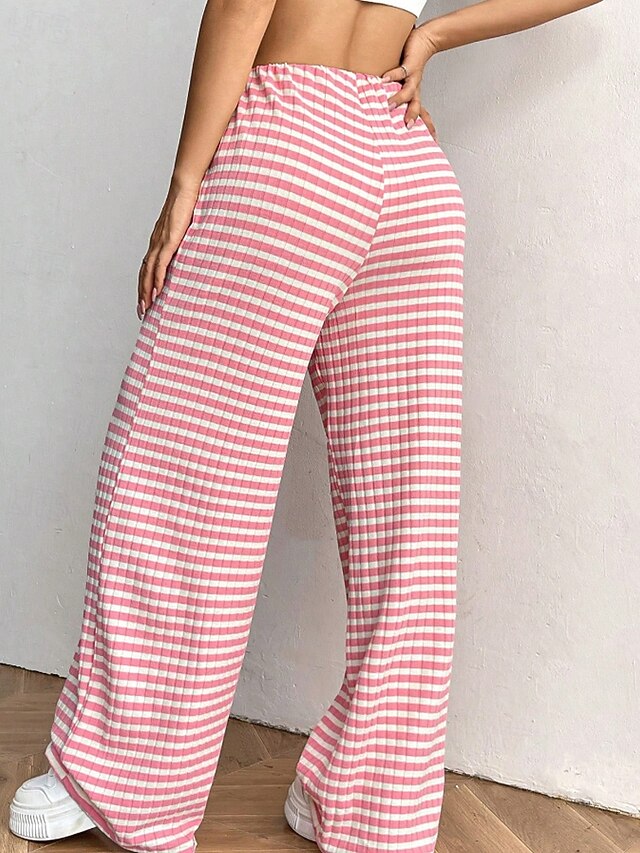 Women's Slacks Pants Trousers Streetwear Casual Full Length