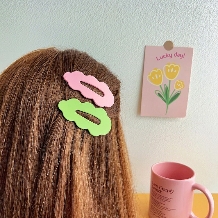 Cute Flower Abstract Hair Clips