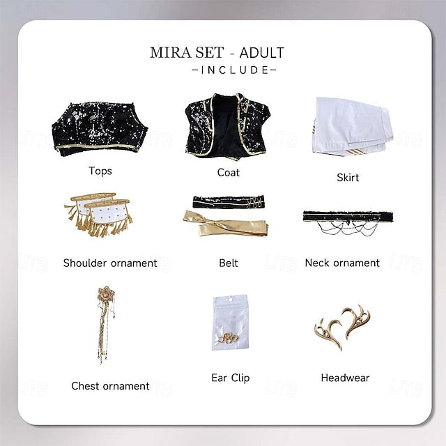 Korean Idol Inspired Pop Star Costume Fancy Dress Virtual Idol