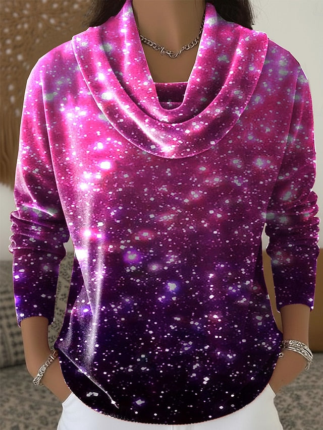New Year Women's Velvet Ombre Elegant Daily Daily Evening