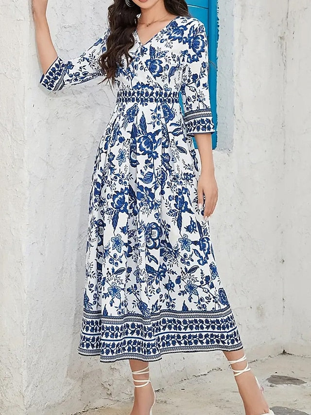 Women's Midi Dress A Line Dress Summer Dress Boho Dress