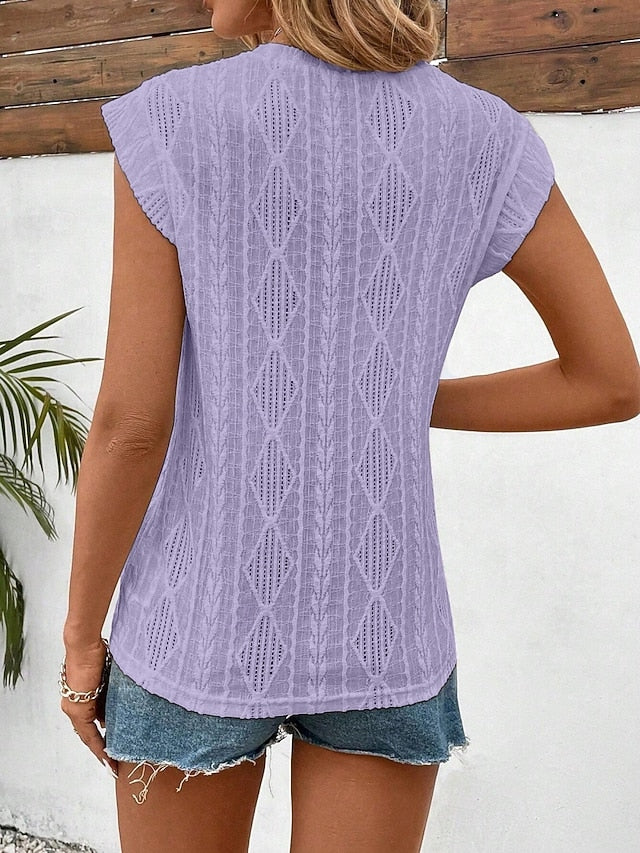 Women's Camisole Tank Top Plain Basic Modern Sleeveless