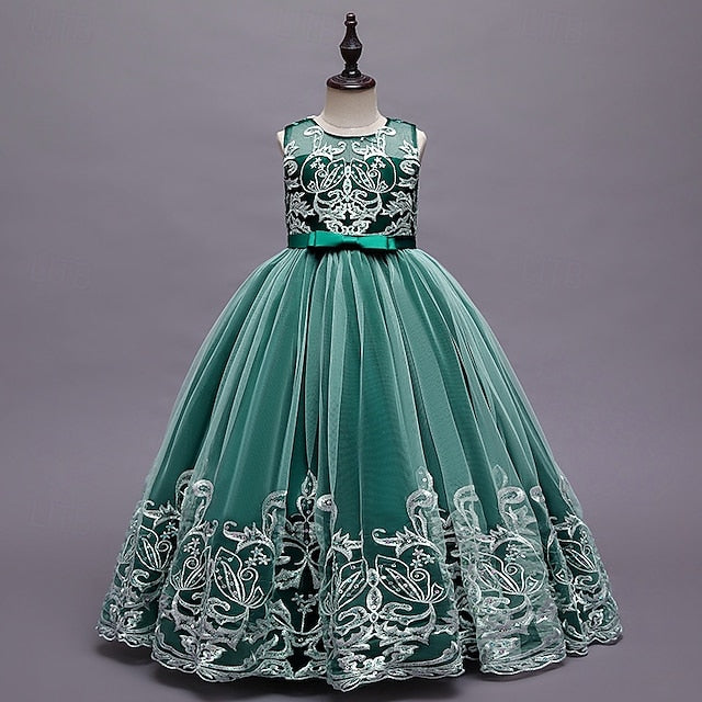 Girls' Princess Flower Dress Kid's Girl