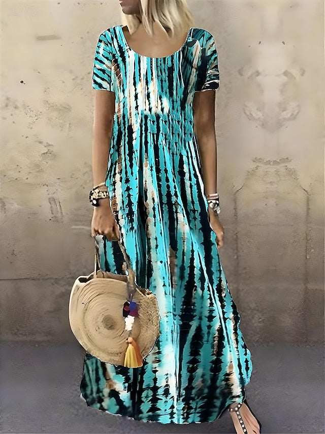 Women's Midi Dress T Shirt Dress Tee Dress Shift Dress