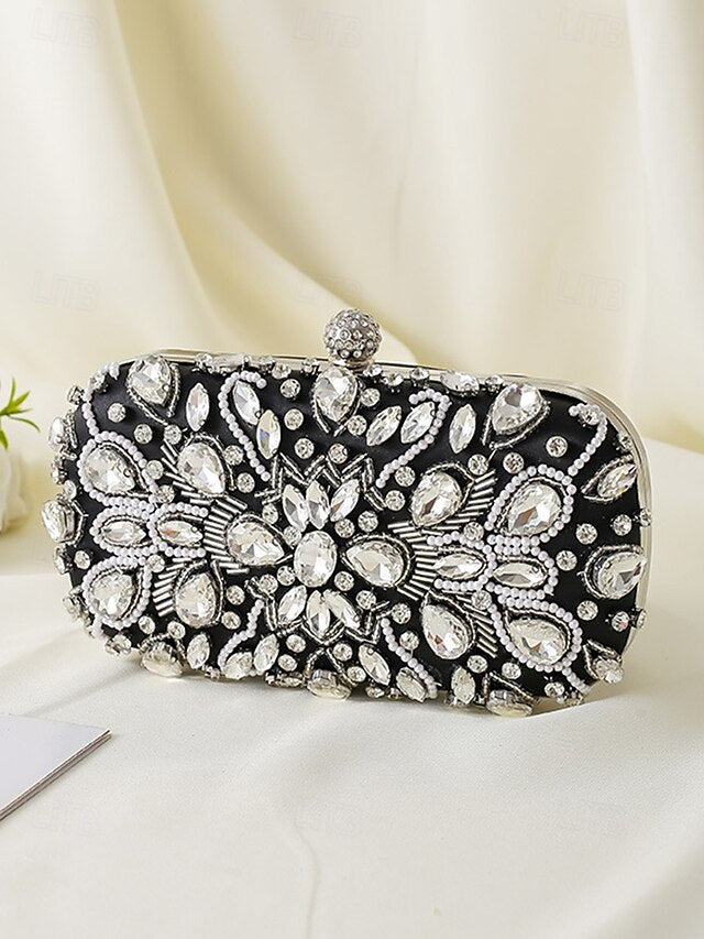Crystal-Embellished Bag Clutch Women's