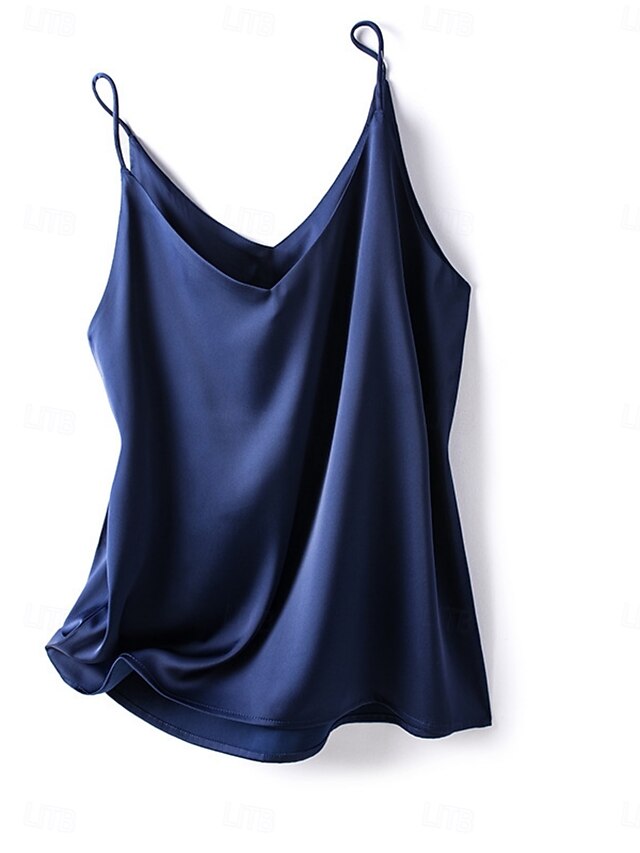 Women's Blouse Camisole Tank Top Backless Plain Stylish