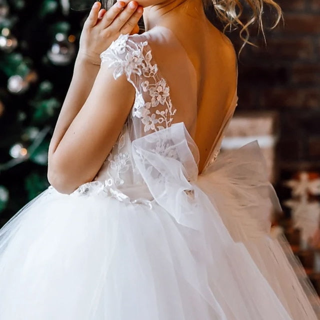 Princess Girls' Formal Girl Flower Dress