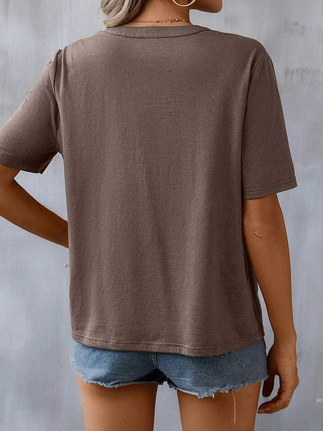 Women's Lace Shirt T Shirt Lace Patchwork Embroidered