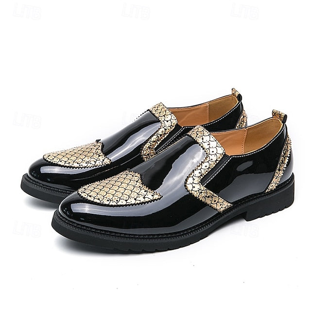 PU Breathable Loafers Men's Slip-Ons Leather