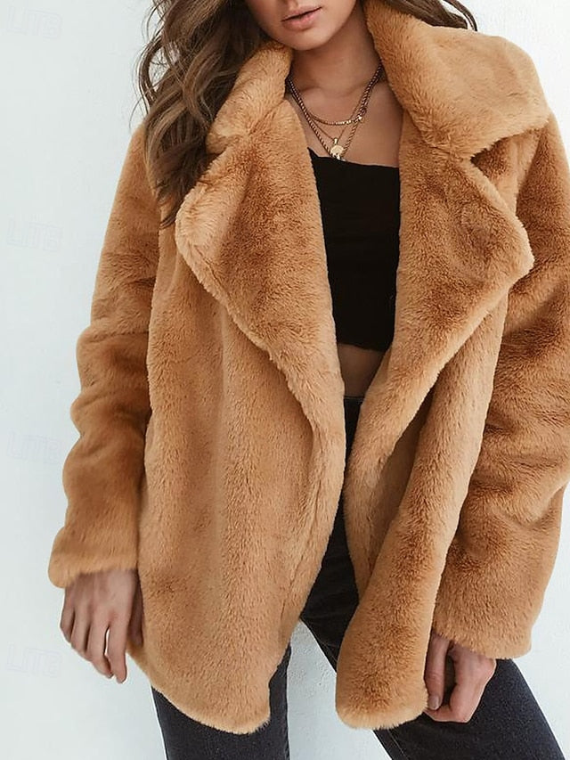 Furs Teddy Women's Coat Warm Fur Comfortable Faux