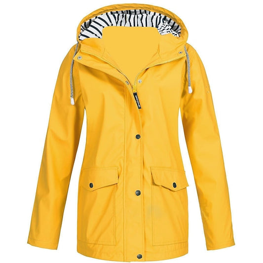 Women's Rain Jacket Hiking Raincoat Waterproof Jacket