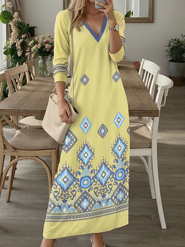 Women's Maxi Dress A Line Dress Casual Daily Loose Fit