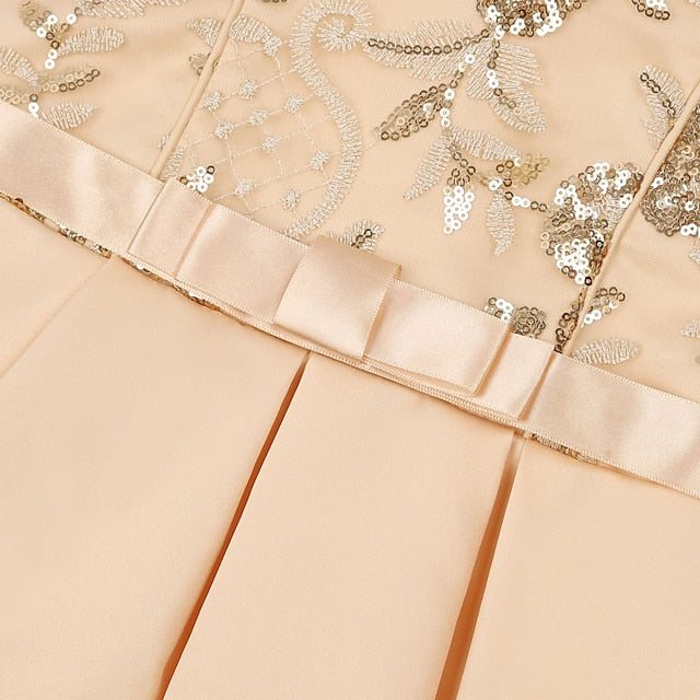 Formal Color Dress Kids Party Girls' Sleeveless Solid