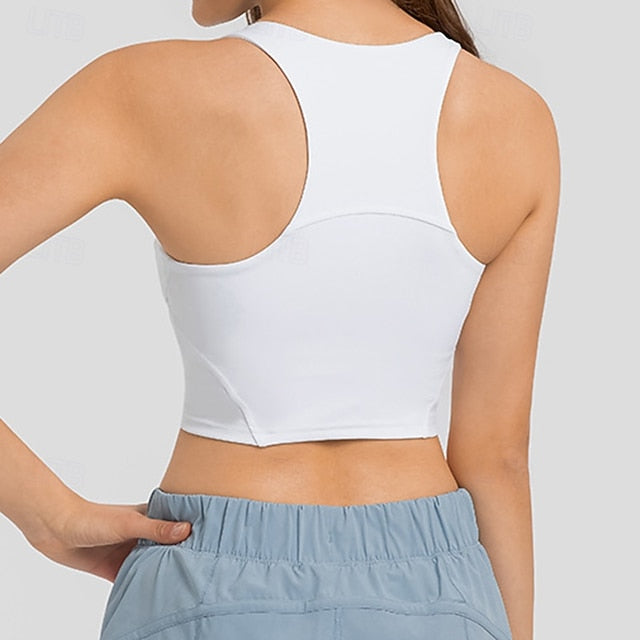 Women's Racerback  Bra Sports Tank Top Padded Sleeveless