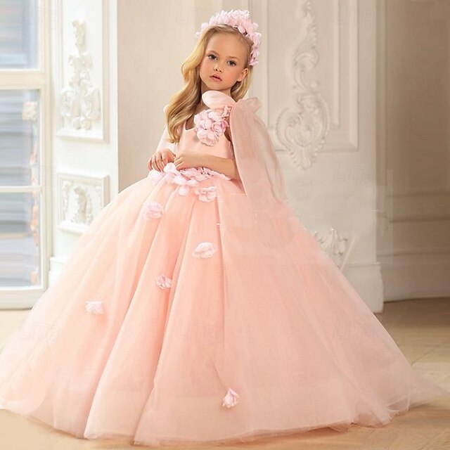 Flower Communion Dress Party Girl First Girls'