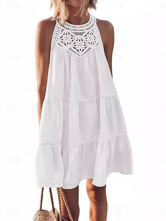 Women's Mini Dress Halter Dress Vacation Casual Outdoor