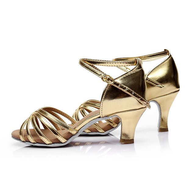 Shoes Women's Strappy Latin Satin Design with and Dance
