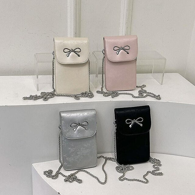 Phone Women's Crossbody PU Bag Mobile Daily Leather