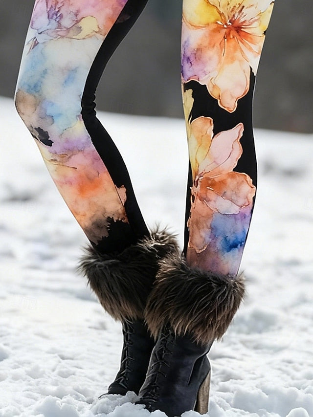 Women's Leggings Cozy Leggings Vacation Casual Full Length