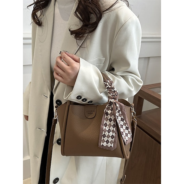 Bag Bucket Crossbody Handbag Shoulder Women's Bags PU