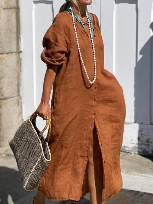 Women's Maxi Dress Sundress Casual Boho Daily Holiday Plain