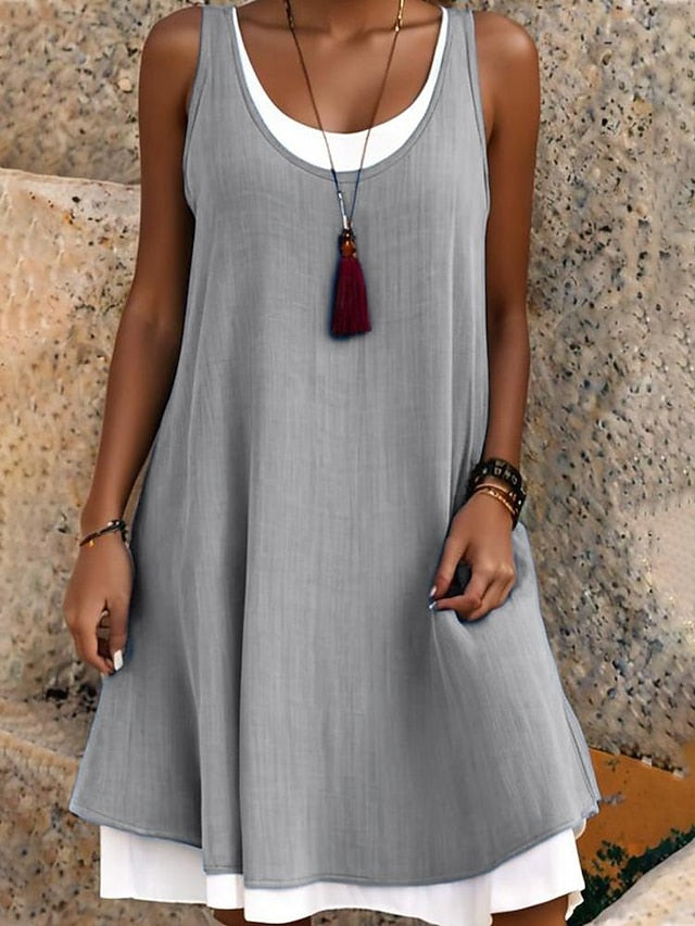 Women's Mini Dress Skater Dress Summer Dress Basic Casual