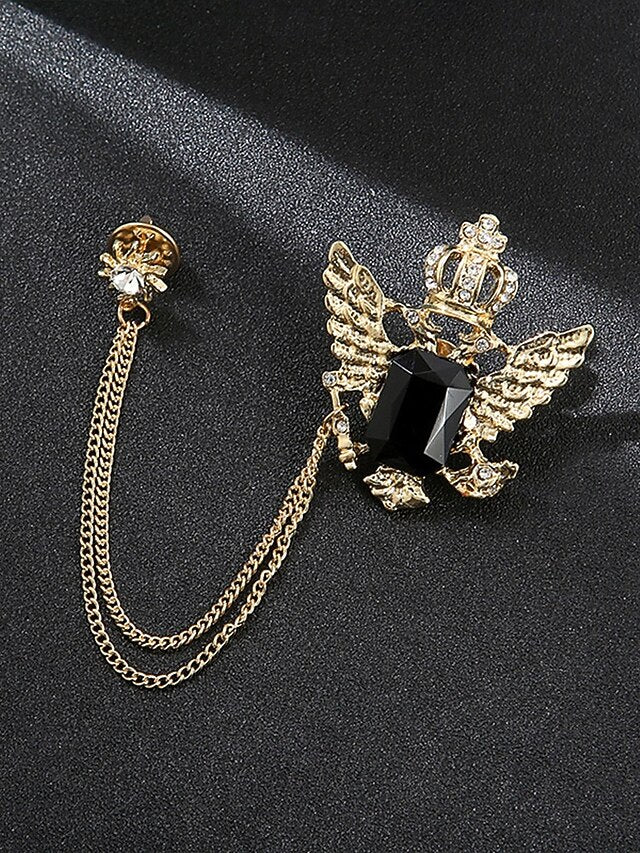 Lapel with Brooch Christmas Men's Pin Deer