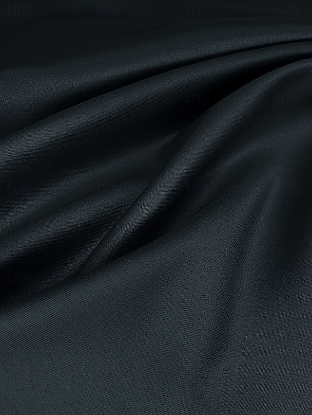 A-Line Sweep Brush Elegant Dress / Guest Evening Wedding Gown