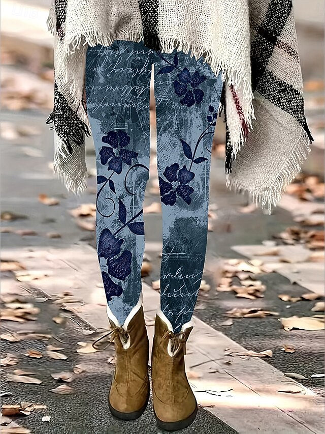 Women's Slacks Leggings Cozy Leggings Vacation Vintage
