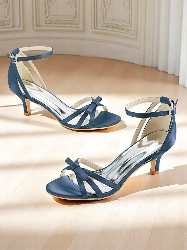 Kitten 1950s Strappy Women's Satin Heel Vintage Green