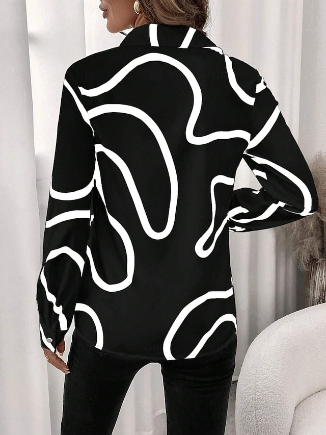 Women's Shirt Linen Like Breathable Lightweight Button Down